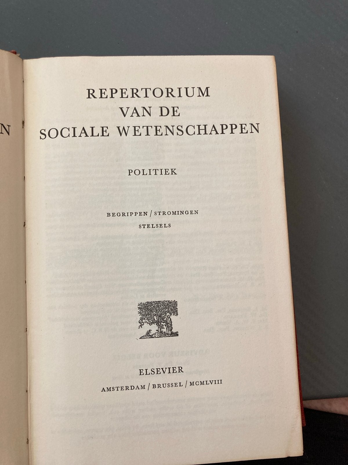 Repertorium van de Sociale Wetenschappen - Politiek, Ophalen of Verzenden, Gelezen, Politiek en Staatkunde, Nederland