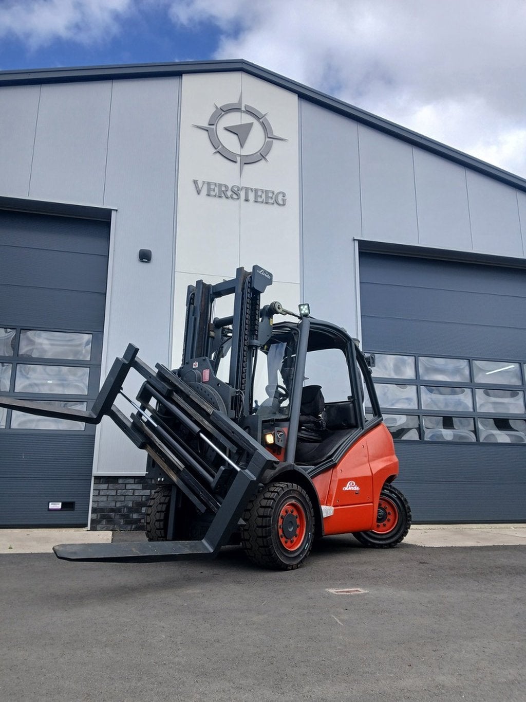 Linde H40D met vorkenversteller en Rotator!, Linde, Diesel, Heftruck, Linde Mate