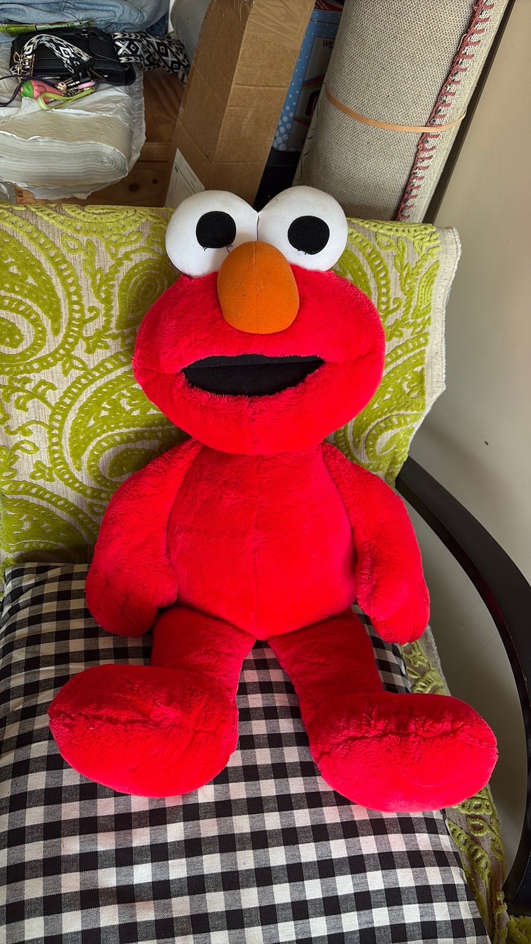 Elmo knuffel, Ophalen of Verzenden, Zo goed als nieuw, Overige typen