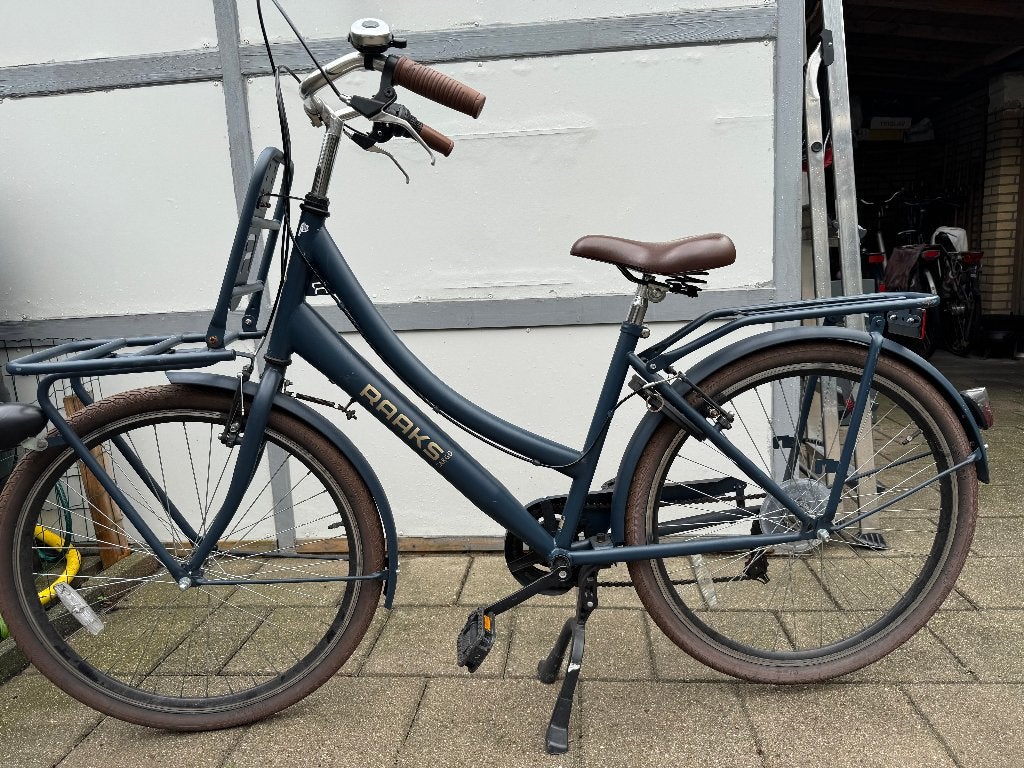 Paaks transportfiets 26 inch met voordrager, Overige merken, Terugtraprem, Gebruikt, Ophalen of Verzenden
