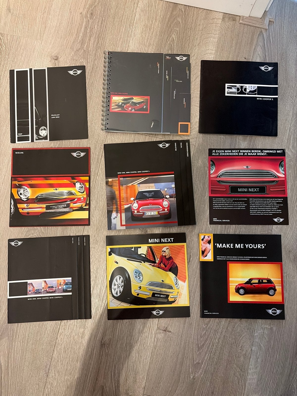Mini (2002) folderpakket: brochure, prijslijsten, Cooper S, Ophalen of Verzenden, Zo goed als nieuw, Overige merken