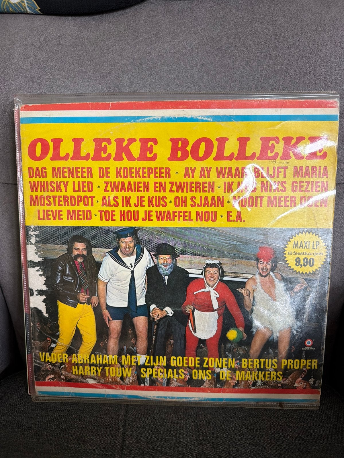 1.  Olleke Bolleke - Maxi LP met 16 feestkanjers, Cd's en Dvd's, LP, Gebruikt, Ophalen of Verzenden, Feestmuziek