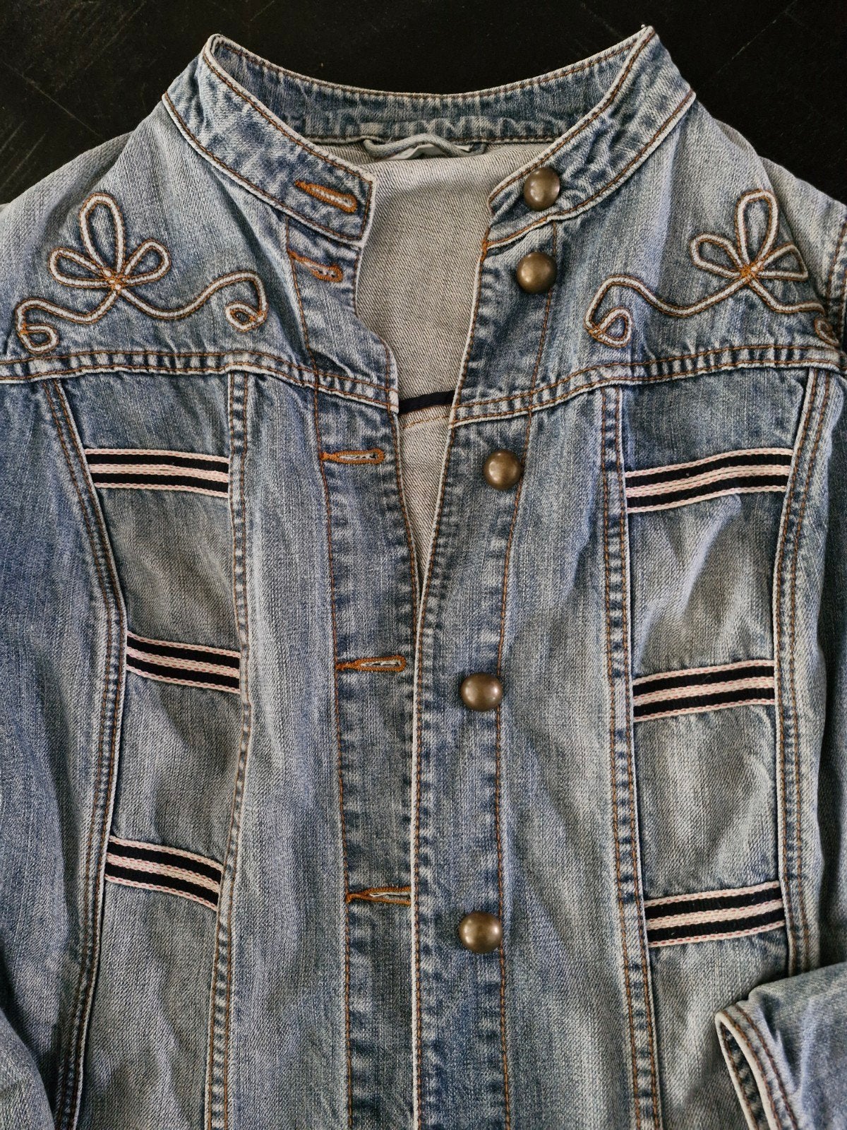 spijkerjack spijkerjas XL 42 Ulla Popken, Kleding | Dames, Blauw, Maat 42/44 (L), Ulla Popken, Ophalen of Verzenden
