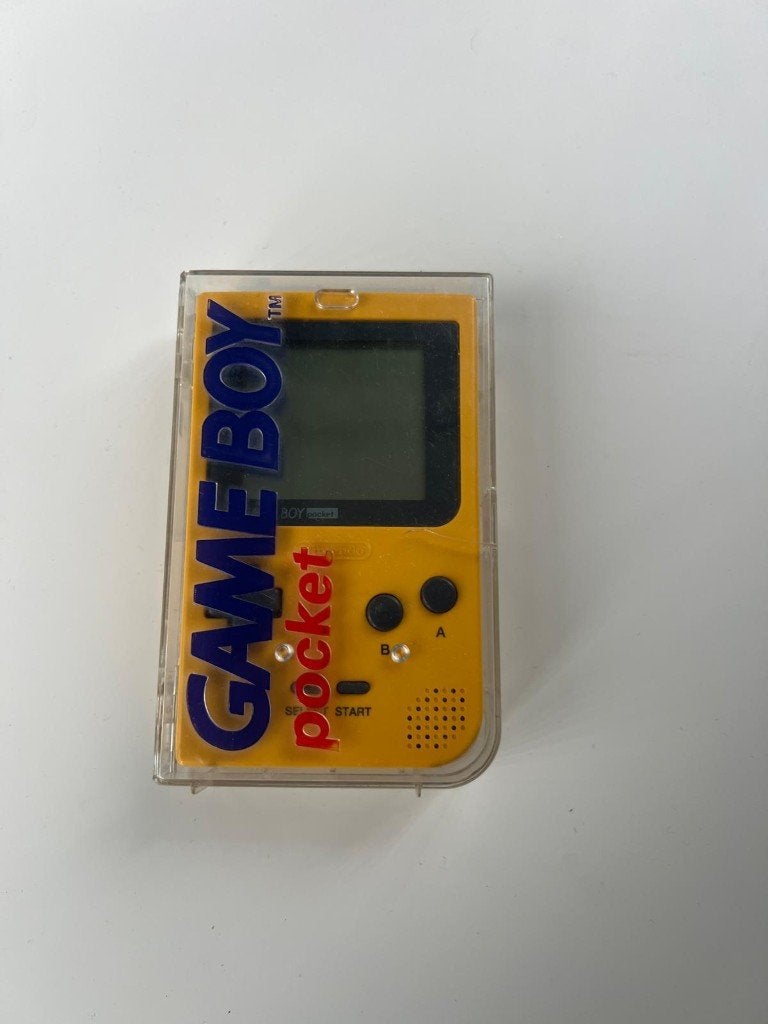Nintendo Gameboy Pocket (Geel), Ophalen, Zo goed als nieuw, Game Boy Pocket, Met beschermhoes of tas