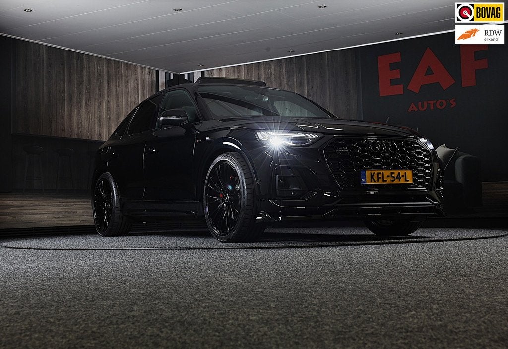 Audi Q5 Sportback 50 TFSI e Quattro SQ5 Look / RS Zetels / M, Automaat, Gebruikt, 4 cilinders, Zwart