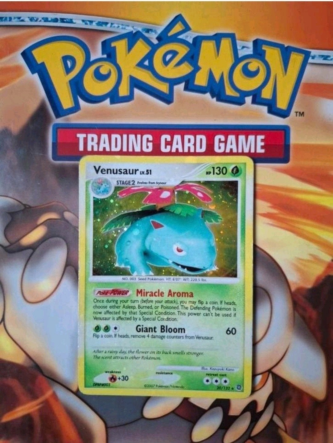 Venusaur 20/132 DP Secret Wonders pokemon kaart holo bleed, Hobby en Vrije tijd, Verzamelkaartspellen | Pokémon, Ophalen of Verzenden