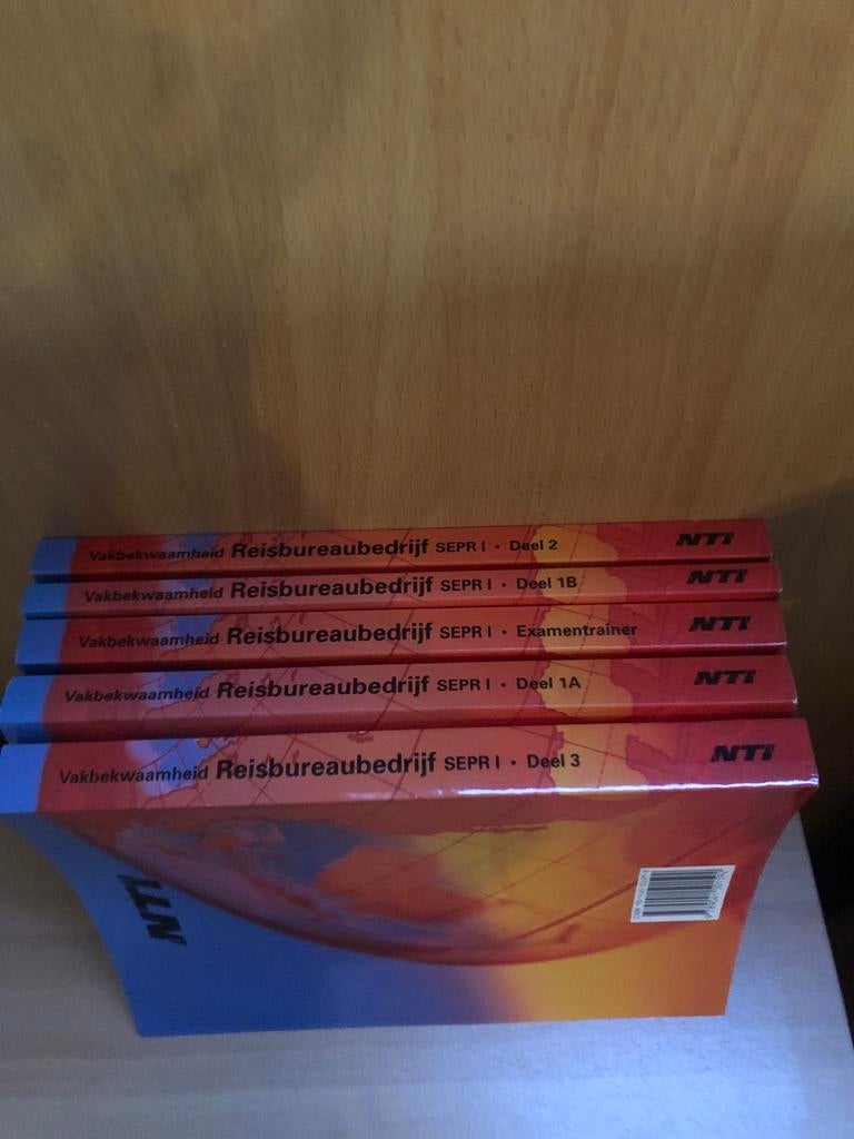 NTI Vakbekwaamheid Reisbureaubedrijf SEPRI (complete set), Ophalen of Verzenden, Gamma, Zo goed als nieuw, MBO