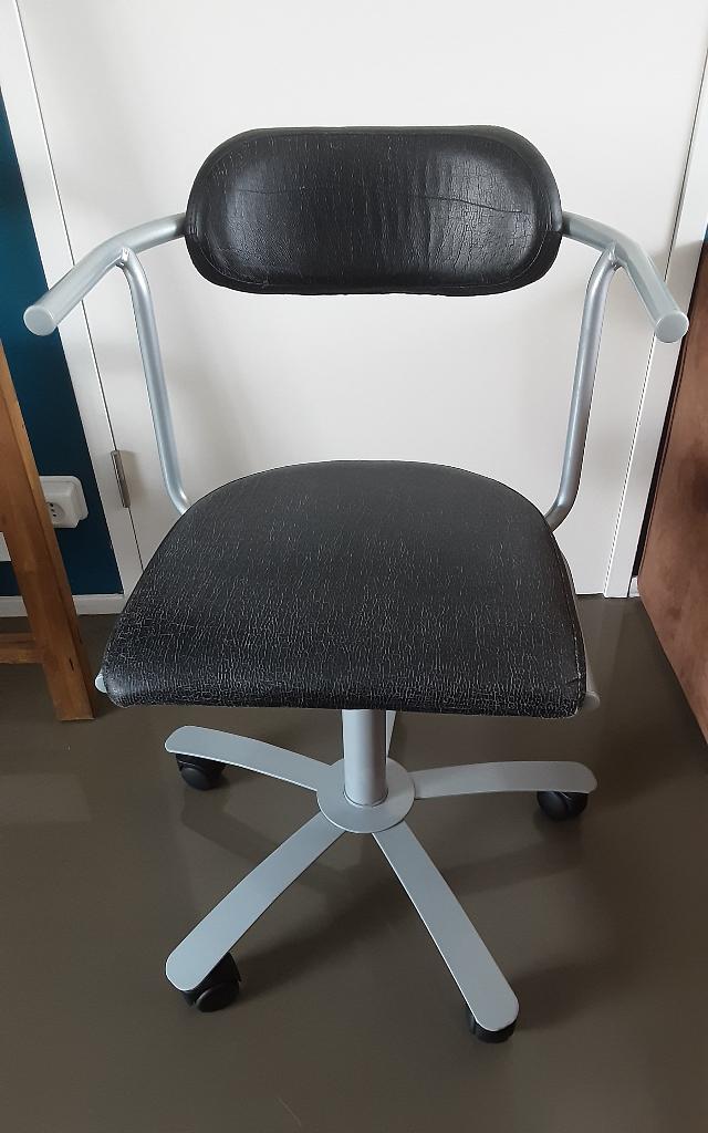 Bureaustoel Ikea, Huis en Inrichting, Ophalen, Gebruikt, Zwart, Bureaustoel