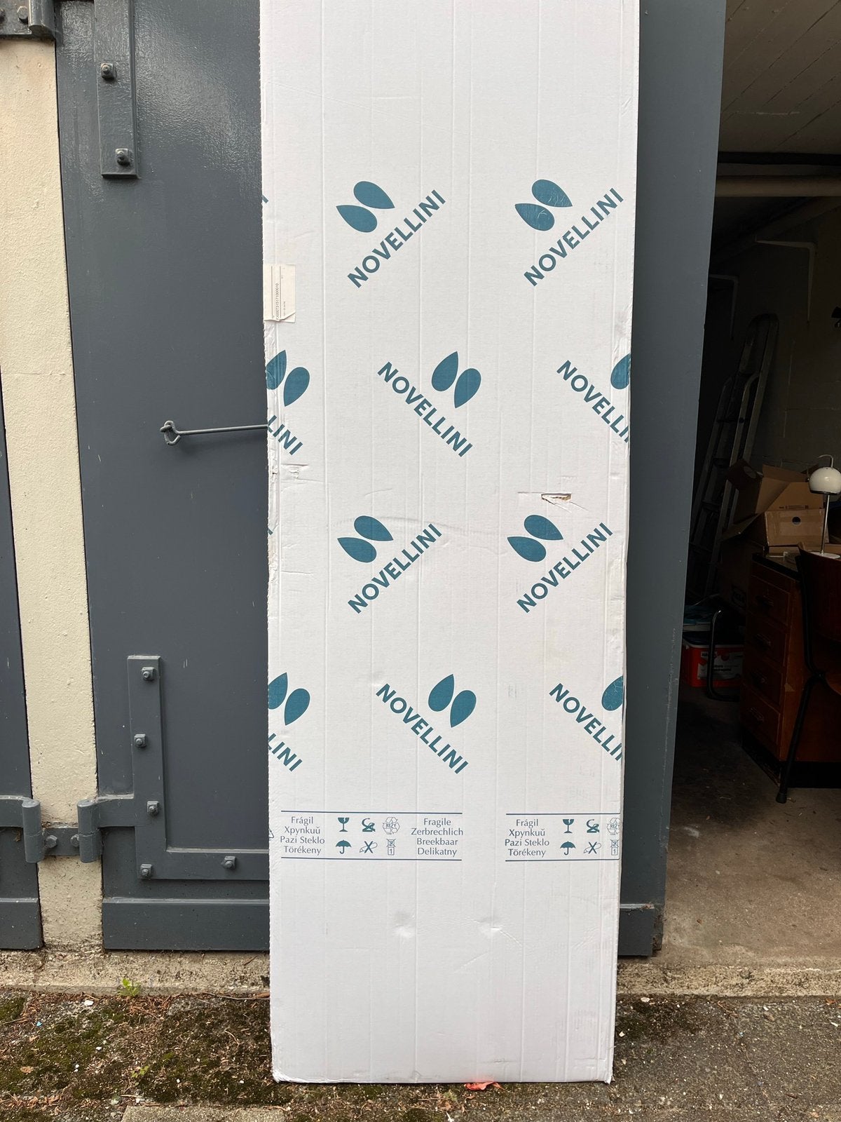 NIEUW: 2-delige douchedeur draaideur/pendeldeur 83-87x200 cm, Ophalen, Nieuw, Chroom, Douche