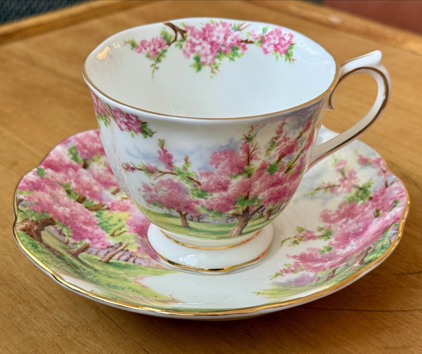 Royal Albert Blossom Time theekop en schotel, Ophalen of Verzenden