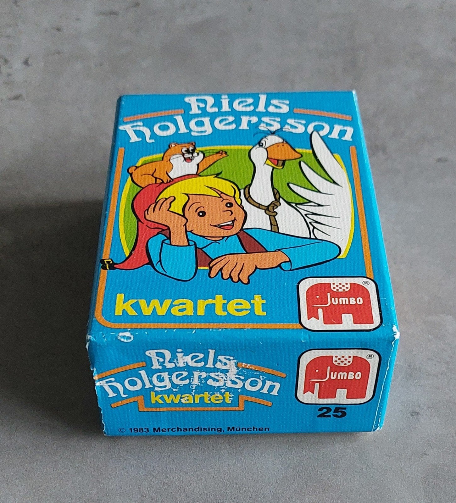 JUMBO nr 25 - Niels Holgersson 🪿 kwartet - 1983 VINTAGE, Ophalen of Verzenden, Gebruikt, Kwartet(ten)