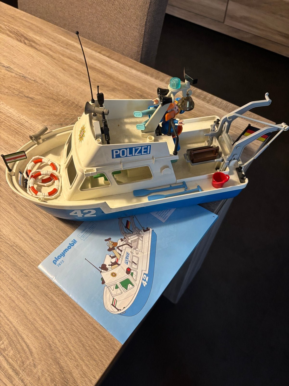 Playmobil Politieboot 71172 - Zo goed als nieuw, Ophalen, Zo goed als nieuw, Jongen of Meisje
