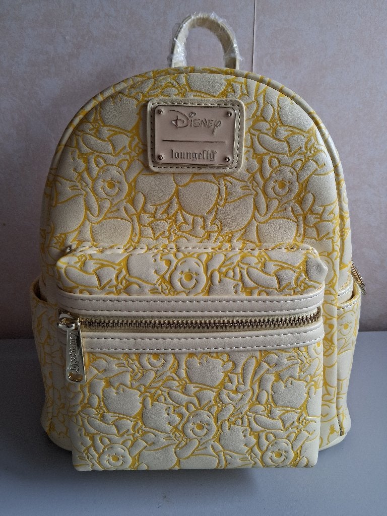 Disney WINNY THE POOH rugtas, Ophalen of Verzenden, Overige figuren, Zo goed als nieuw, Beeldje of Figuurtje