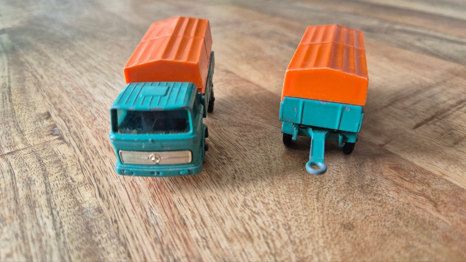 Vintage Matchbox Lesney Mercedes-Benz Vrachtwagen No. 1, Ophalen of Verzenden, Gebruikt, Bus of Vrachtwagen, Lesney