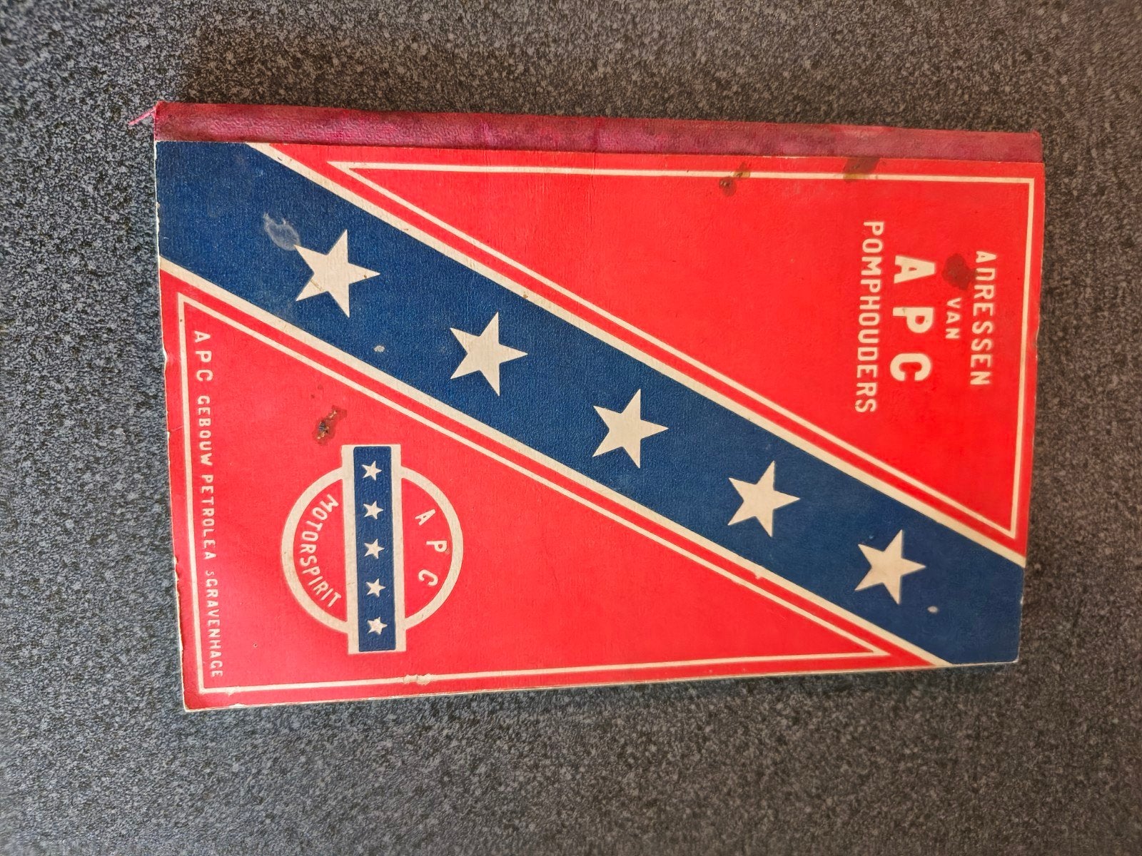 Adressenboek APC Pomphouders - N.V. American Petrole, Ophalen of Verzenden