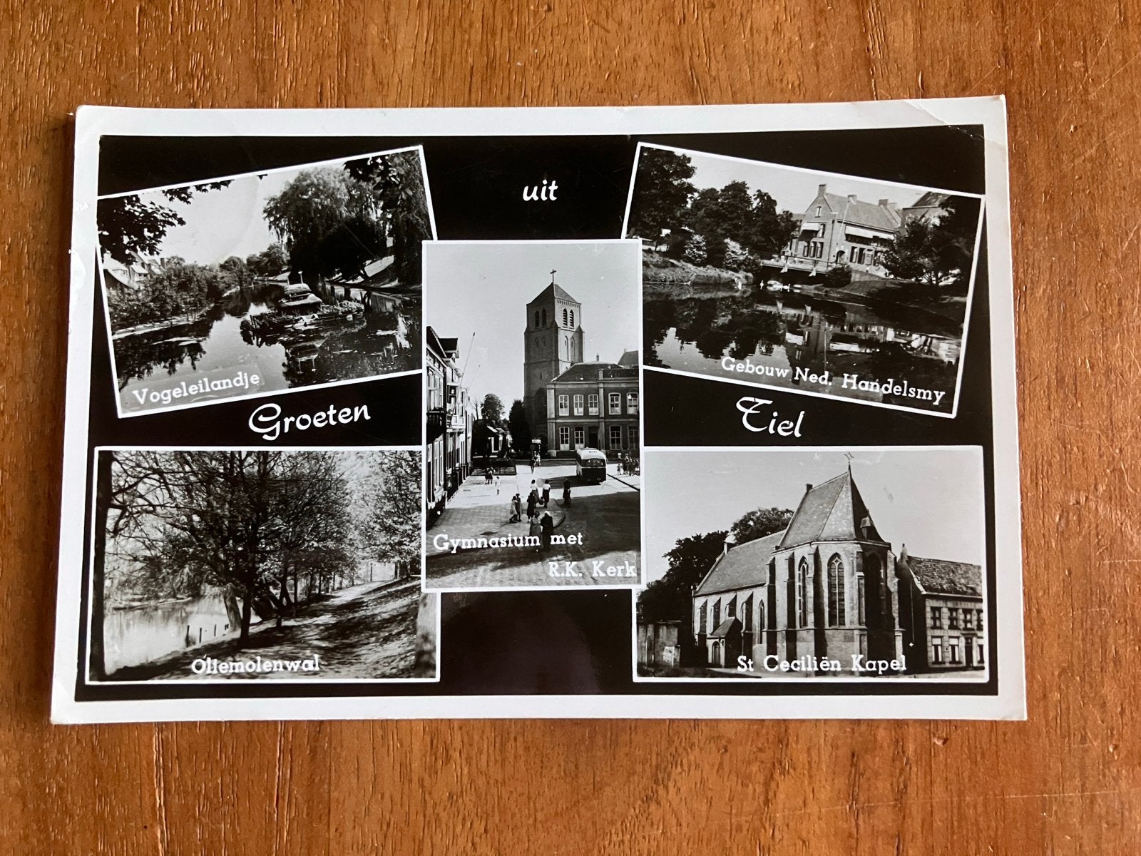 Groeten uit Tiel 1961, Ophalen of Verzenden, 1940 tot 1960, Gelopen, Gelderland
