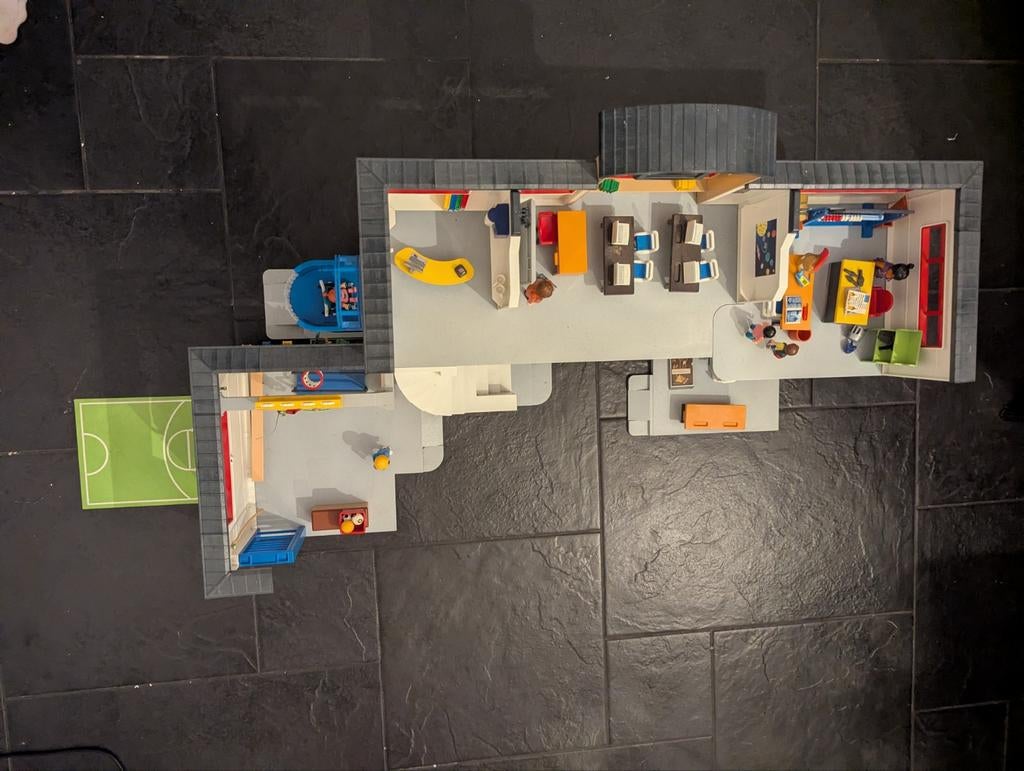 Playmobil school + 2 uitbreidingen (moet weg), Ophalen, Zo goed als nieuw, Complete set