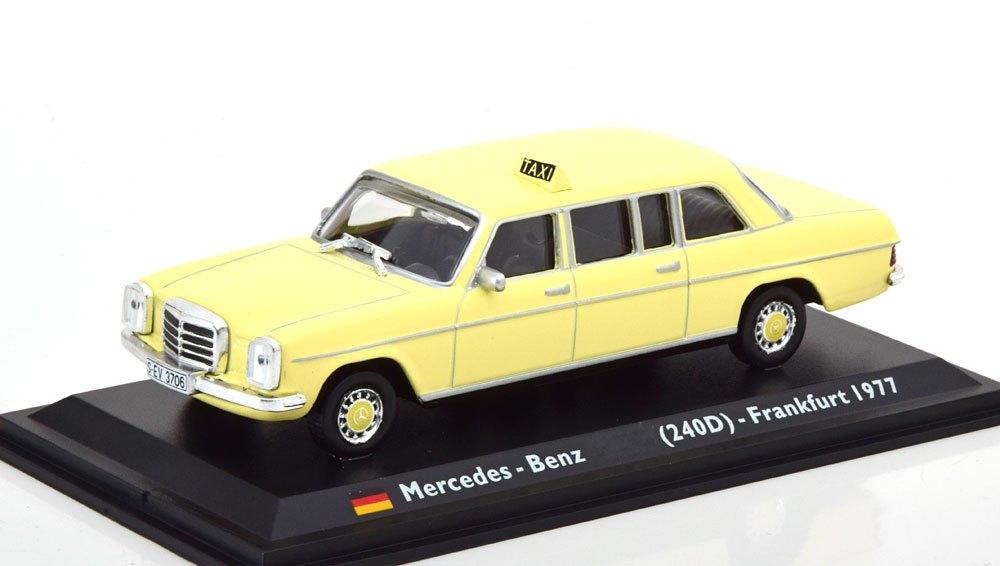 Mercedes-Benz 240D (W123) Taxi Frankfurt 1977 Beige Altaya, Overige merken, Info@geerligsdejong.nl, Auto, Geerligsdejong.nl