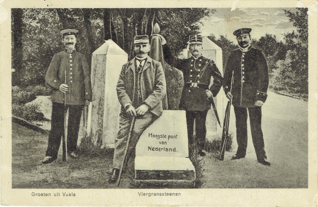 Ansichtkaart Vaals Viergrenssteenen, Ophalen of Verzenden, 1920 tot 1940, Gelopen, Limburg