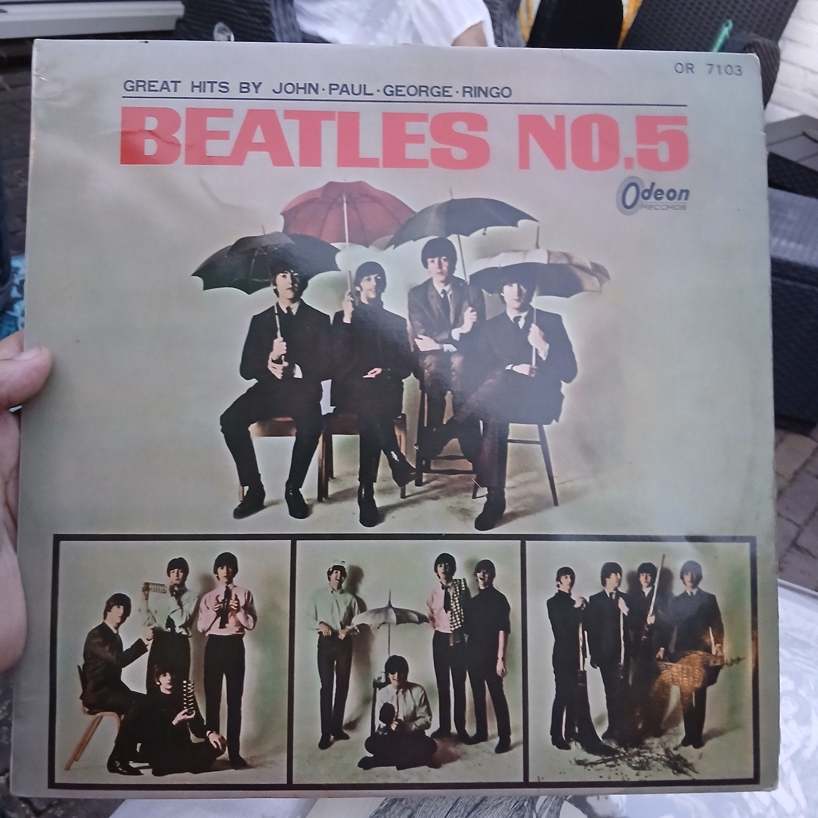 The Beatles No. 5 - Japanse Rode Vinyl LP (Odeon OR-7103), LP, Import, Pop, Ophalen of Verzenden