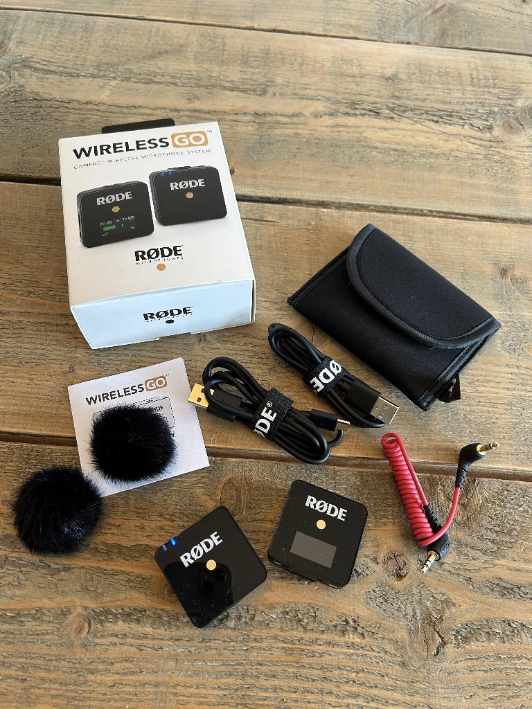 RODE microphone System Wireless Go, Muziek en Instrumenten, Microfoons, Zo goed als nieuw, Studiomicrofoon, Draadloos, Ophalen
