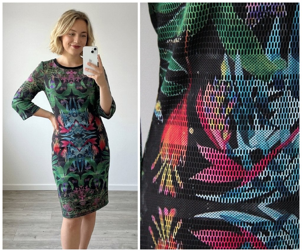 Lizzy Coco - NIEUW / jurk met kleurrijke print - maat S, Kleding | Dames, Jurken, Overige kleuren, Verzenden, Nieuw, Lizzy & Coco