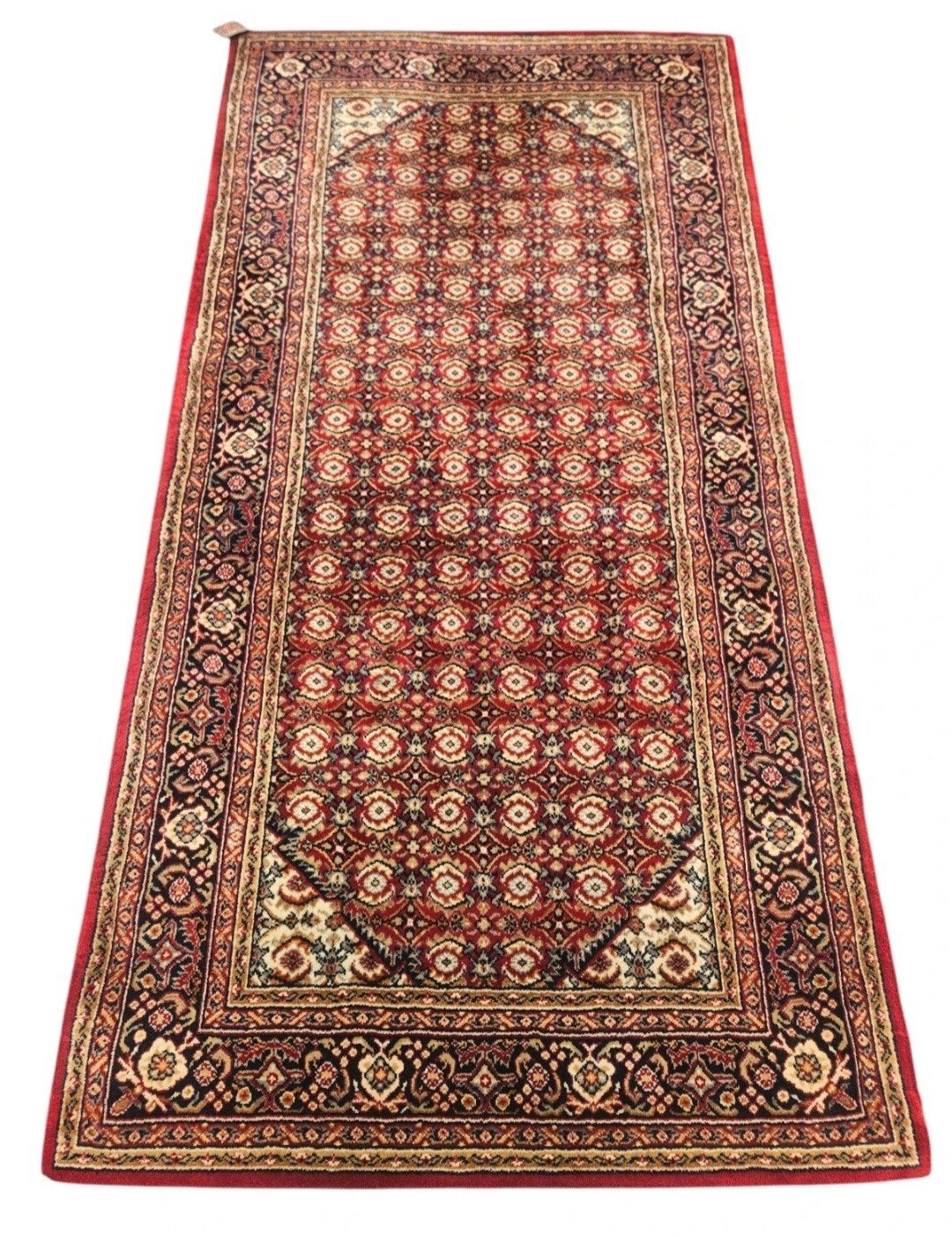 Vintage oosters wol vloerkleed Persia Bidjar rood 101x200cm, 100 tot 150 cm, 200 cm of meer, Www.hypepopup.nl, Ophalen of Verzenden