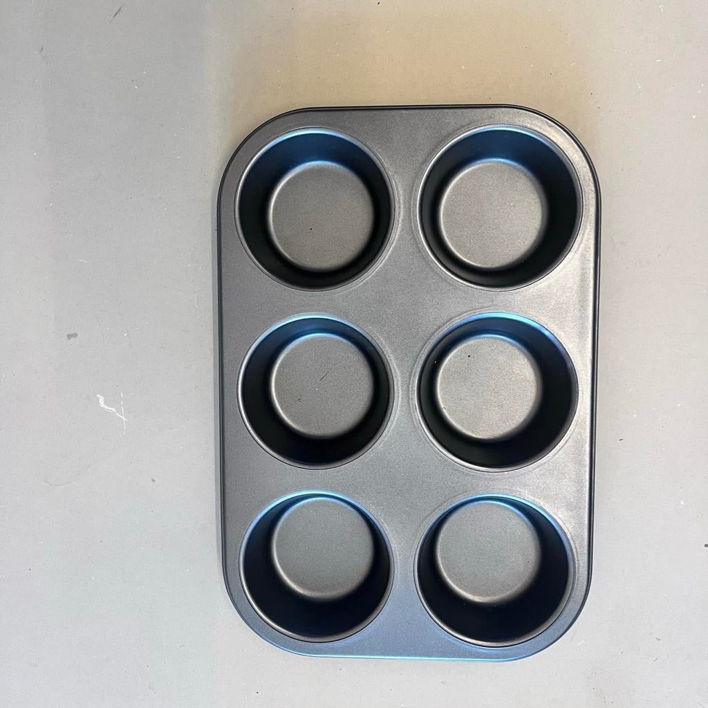 Nieuwe cake/muffin vorm voor 6 stuks, Overige typen, Nieuw, Ophalen of Verzenden, Metaal