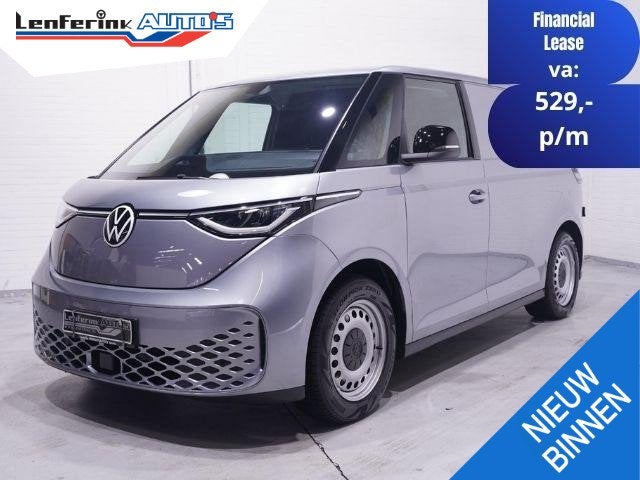 Volkswagen ID Buzz Cargo 79 kWh 286 pk Rijklare Prijs L1H1 A, Stof, Gebruikt, Zwart, Volkswagen