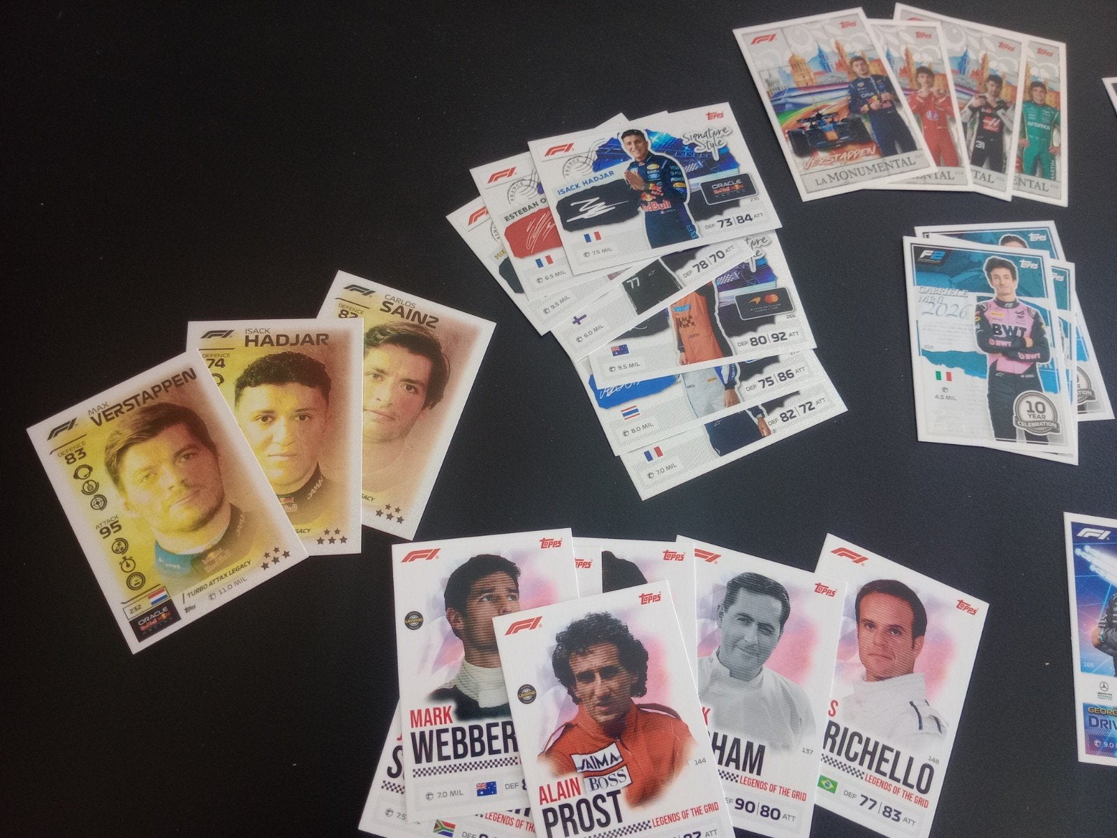 Topps Turbo Attax F1 2026 base & insert kaartjes, Ophalen of Verzenden, Zo goed als nieuw, Meerdere plaatjes