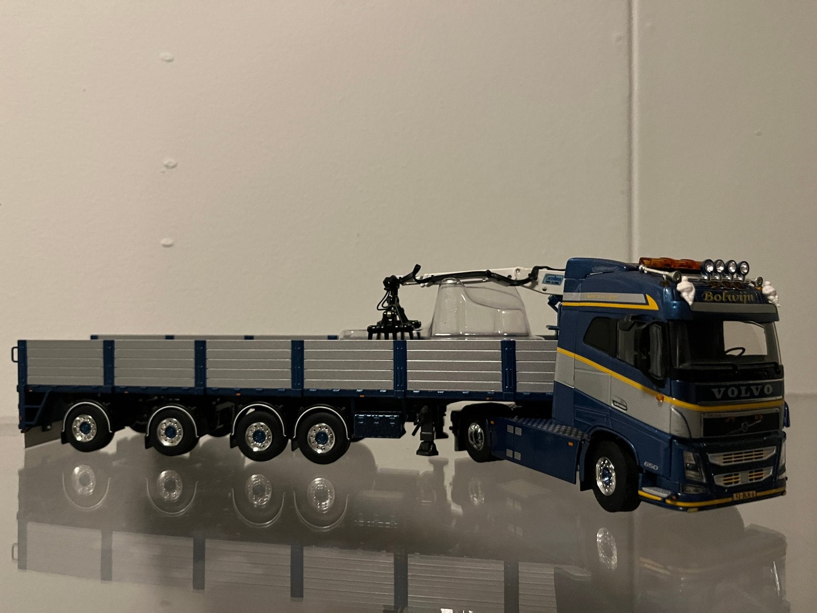 Volvo Bolwijn steentrailer WSI, Ophalen of Verzenden, Zo goed als nieuw, Bus of Vrachtwagen, Wsi