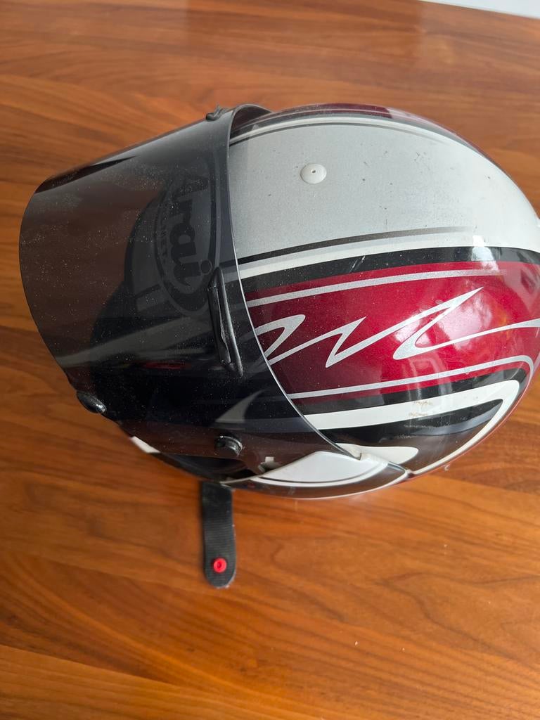 Arai Jethelm - Maat XS - Rood/Wit/Zwart, XS, Arai, Heren, Jethelm