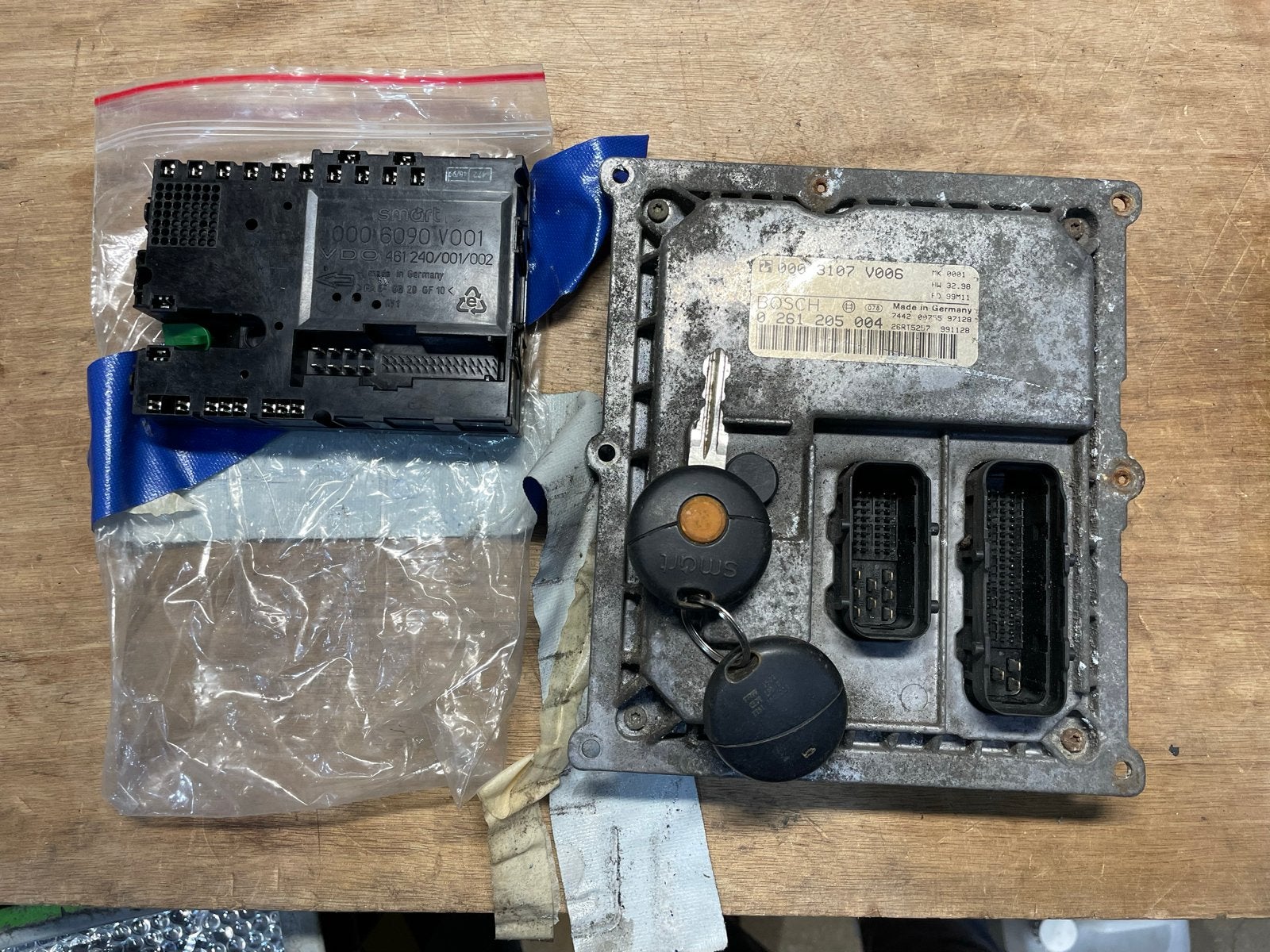 Smart ECU motorregelapparaat met sleutels en BSI, Ophalen of Verzenden, Gebruikt, Smart