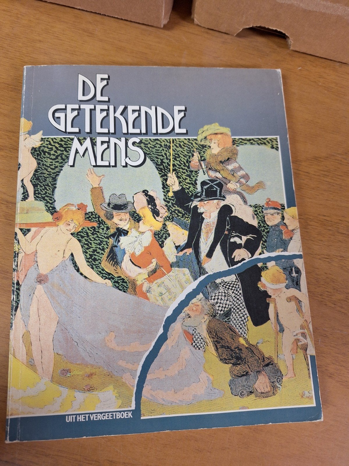 De getekende mens uit het vergeetboek WD014/09, Antiek en Kunst, Kunst | Etsen en Gravures, Ophalen of Verzenden