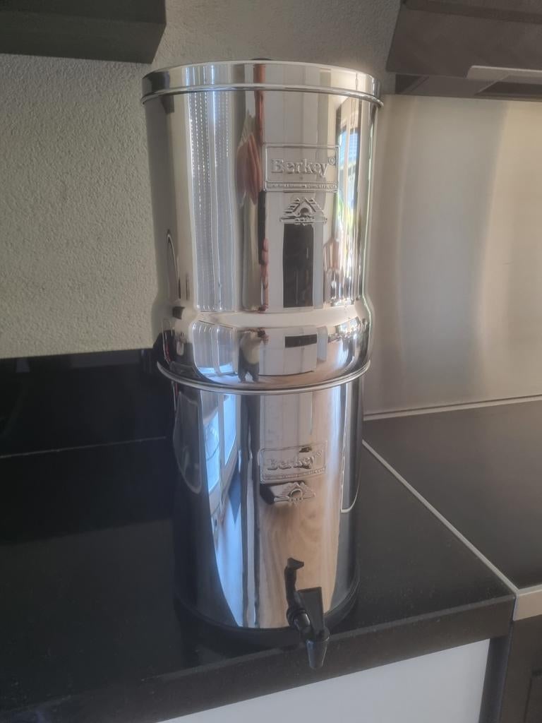 Berkey waterfilter, RVS, zo goed als nieuw, Ophalen of Verzenden, Zo goed als nieuw
