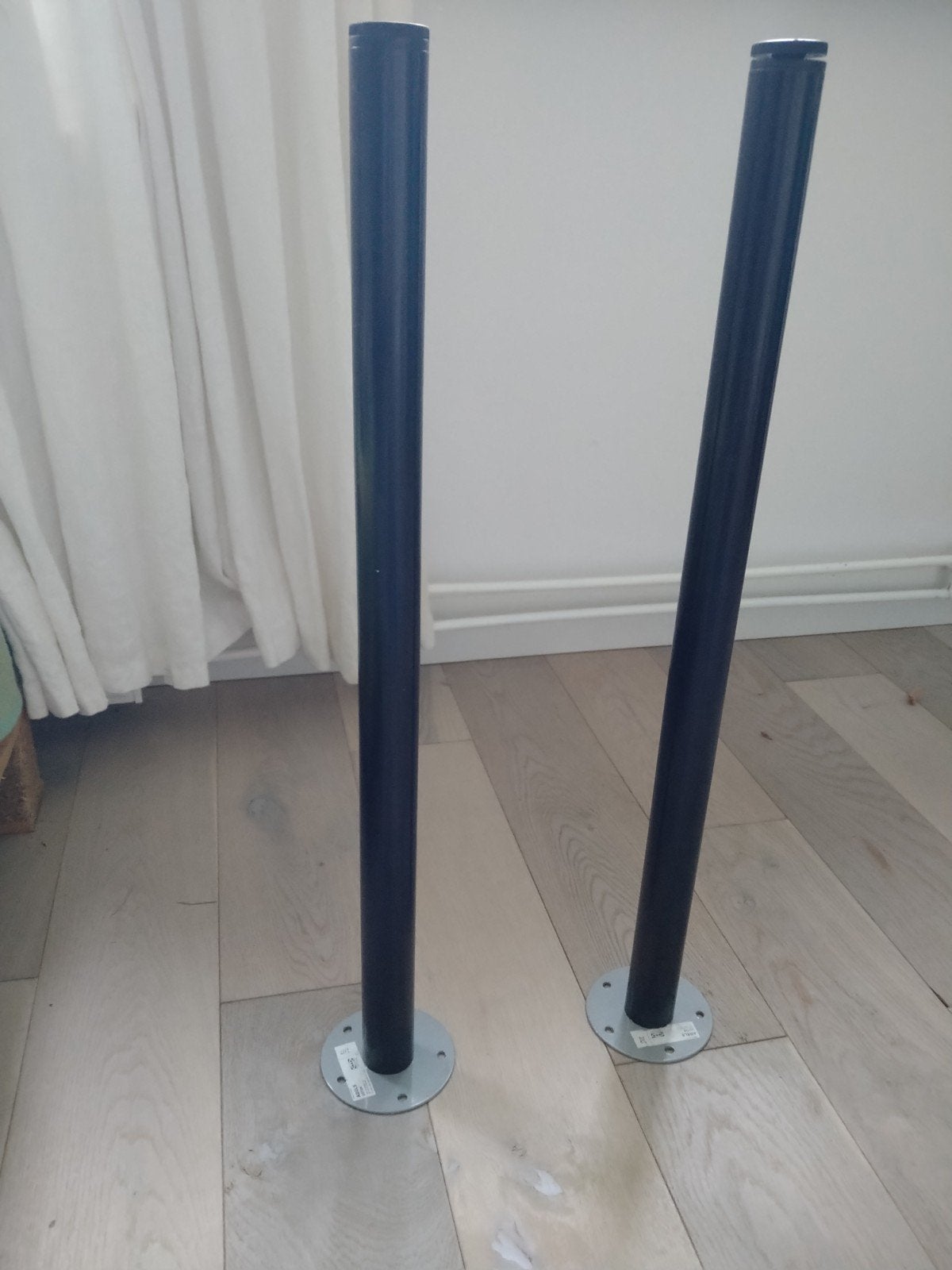 Ikea Adils tafelpoten zwart, Ophalen, Tafelpoot, 50 tot 100 cm, Rond