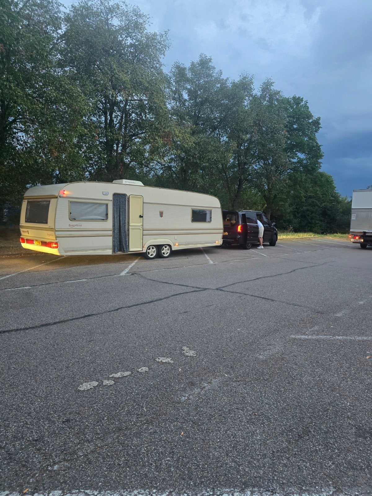 tabbert Baronesse 740 Caravan met Airco, Rondzit, Tabbert, 7 tot 8 meter, Particulier
