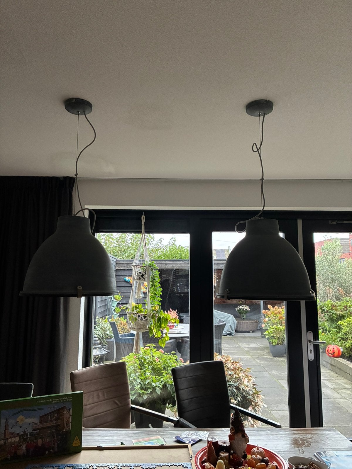 Industriele hanglampen, Huis en Inrichting, Ophalen, Zo goed als nieuw