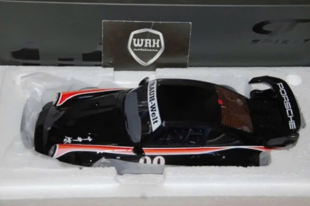 1:18 PORSCHE 911 930 RWB YAJU GT SPIRIT GT413 in box WRH, Verzenden, Zo goed als nieuw, Auto, Overige merken