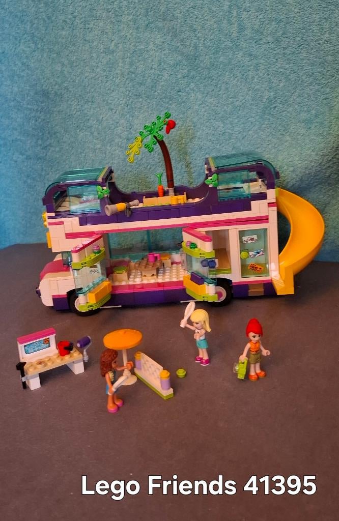 Lego Friends 41395 Mia, Stephanie & Olivia’s Vriendschapsbus, Kinderen en Baby's, Speelgoed | Duplo en Lego, Ophalen, Gebruikt
