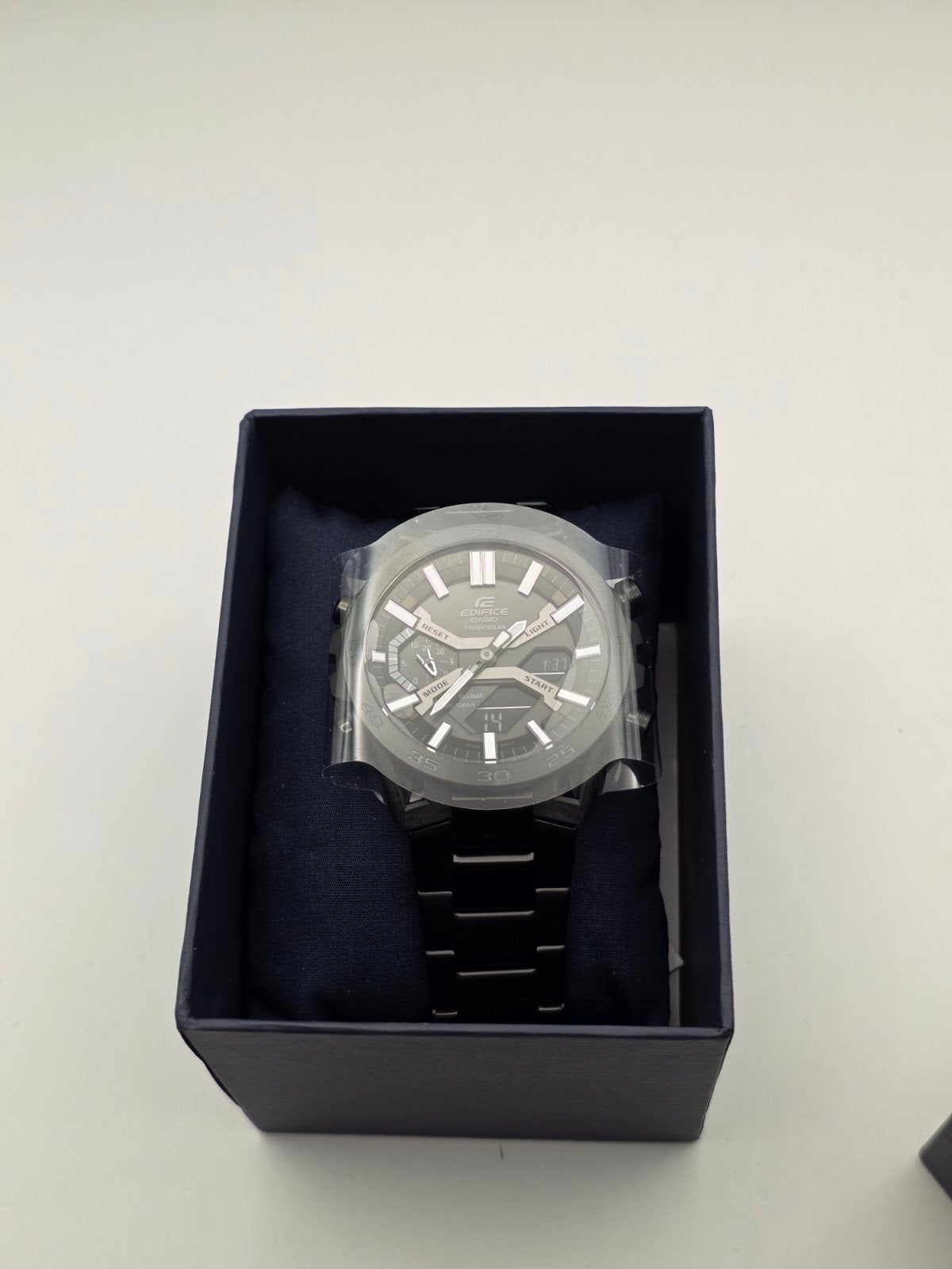 Casio Edifice Sospensione ECB-2000DC-1BEF Solar / Bluetooth, Ophalen of Verzenden, Nieuw, Zwart, Casio