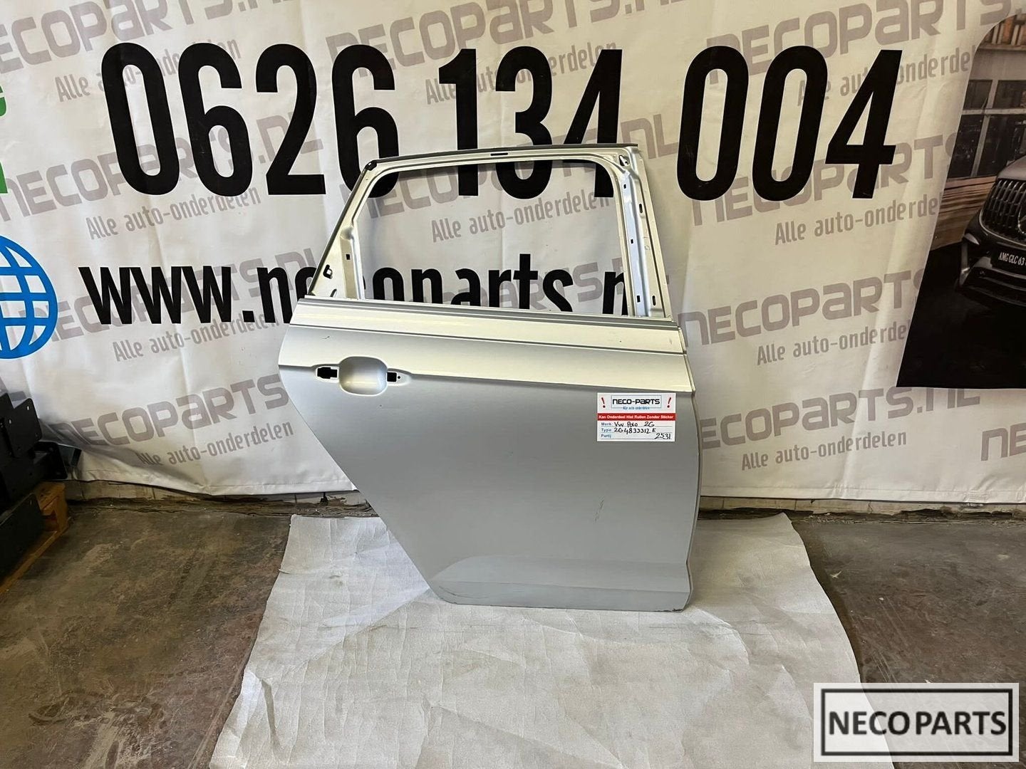 VW POLO 2G PORTIER DEUR ACHTERPORTIER ACHTERDEUR ORIGINEEL, Gebruikt, Volkswagen, -, Ophalen of Verzenden
