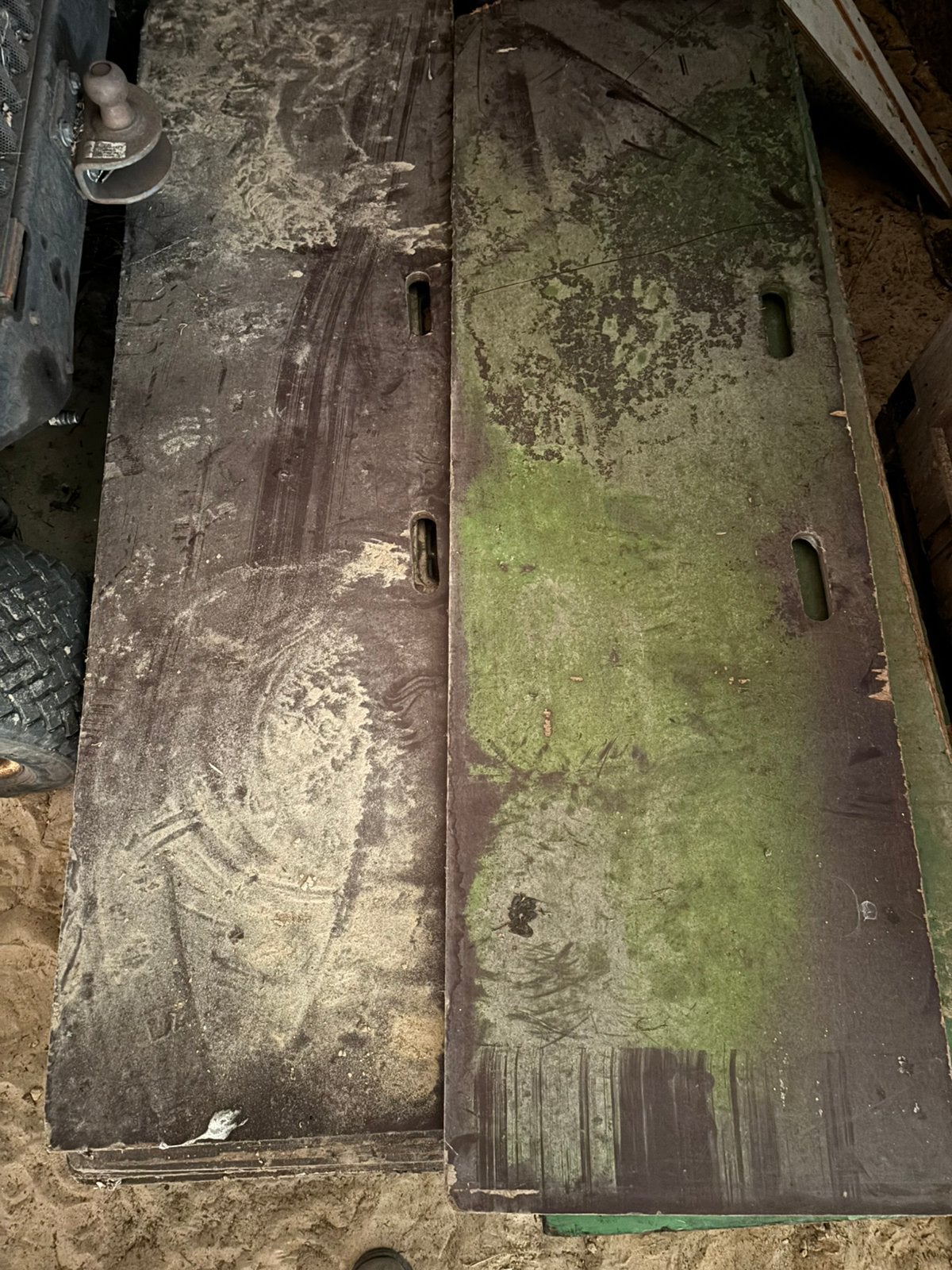 Betonplex platen, Doe-het-zelf en Verbouw, Vloerdelen en Plavuizen, Kunststof, 50 tot 150 cm, Ophalen of Verzenden, Zo goed als nieuw