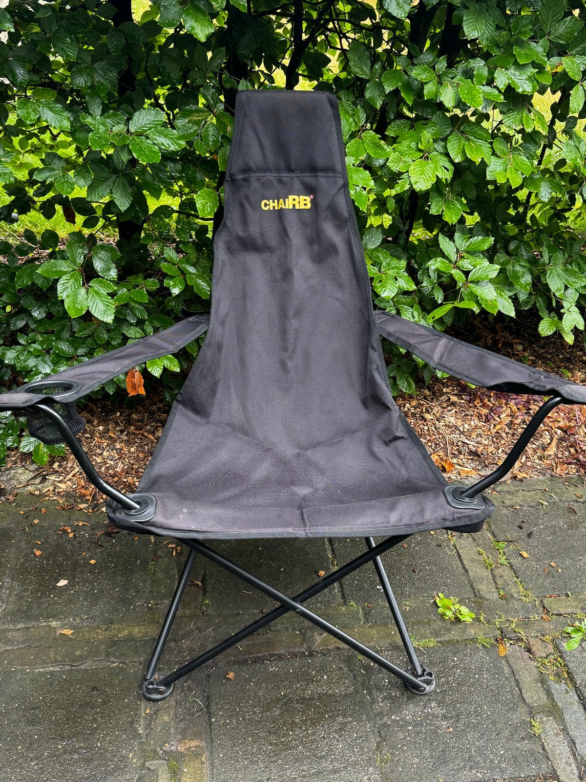 Opvouwbare Campingstoel met Bekerhouder - ChairB, Ophalen of Verzenden, Zo goed als nieuw, Campingstoel