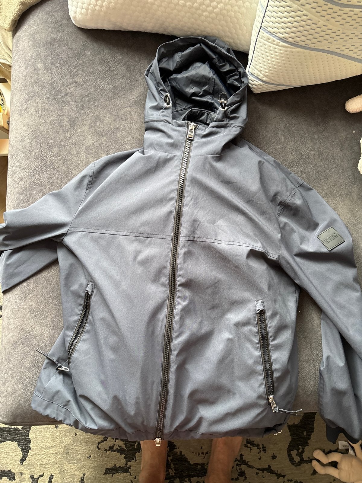 BOSS Hugo Boss Jas - Zo goed als nieuw, Ophalen of Verzenden, Zo goed als nieuw, Maat 48/50 (M), Blauw