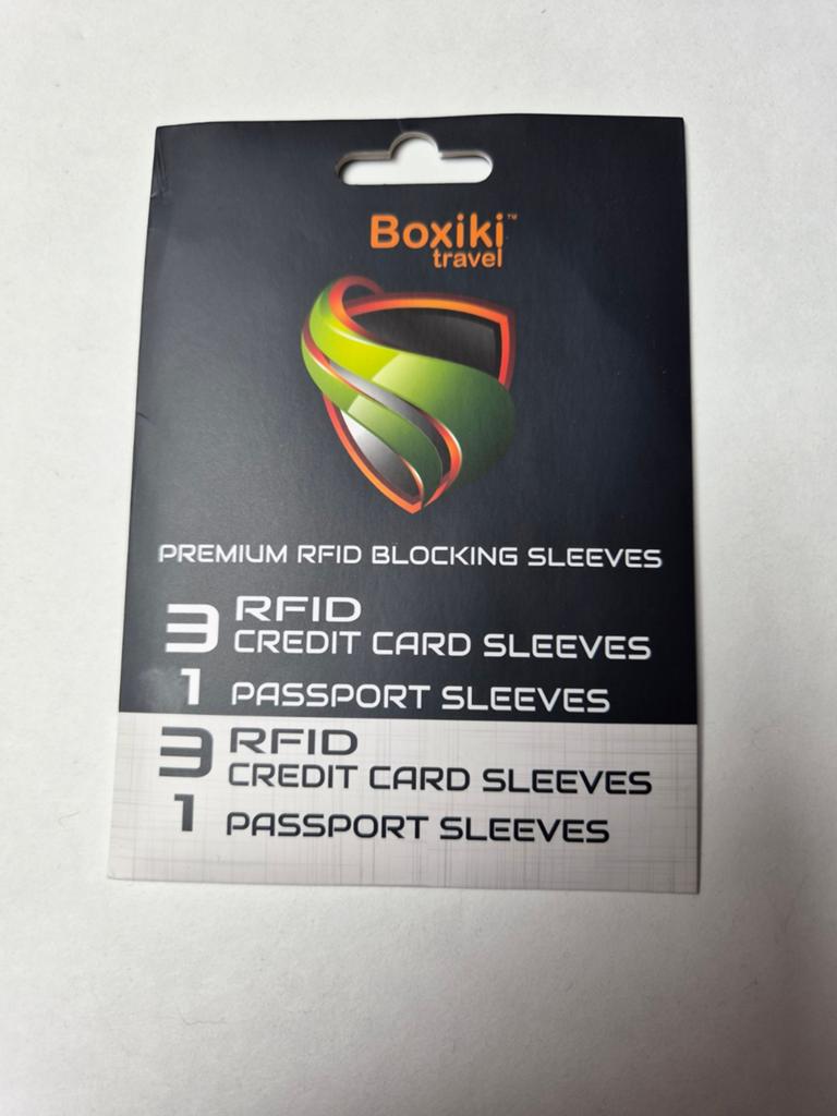 Boxiki Travel premium RFID-blokkerende hoezen Nieuw, Overige merken, ., Wit, Nieuw
