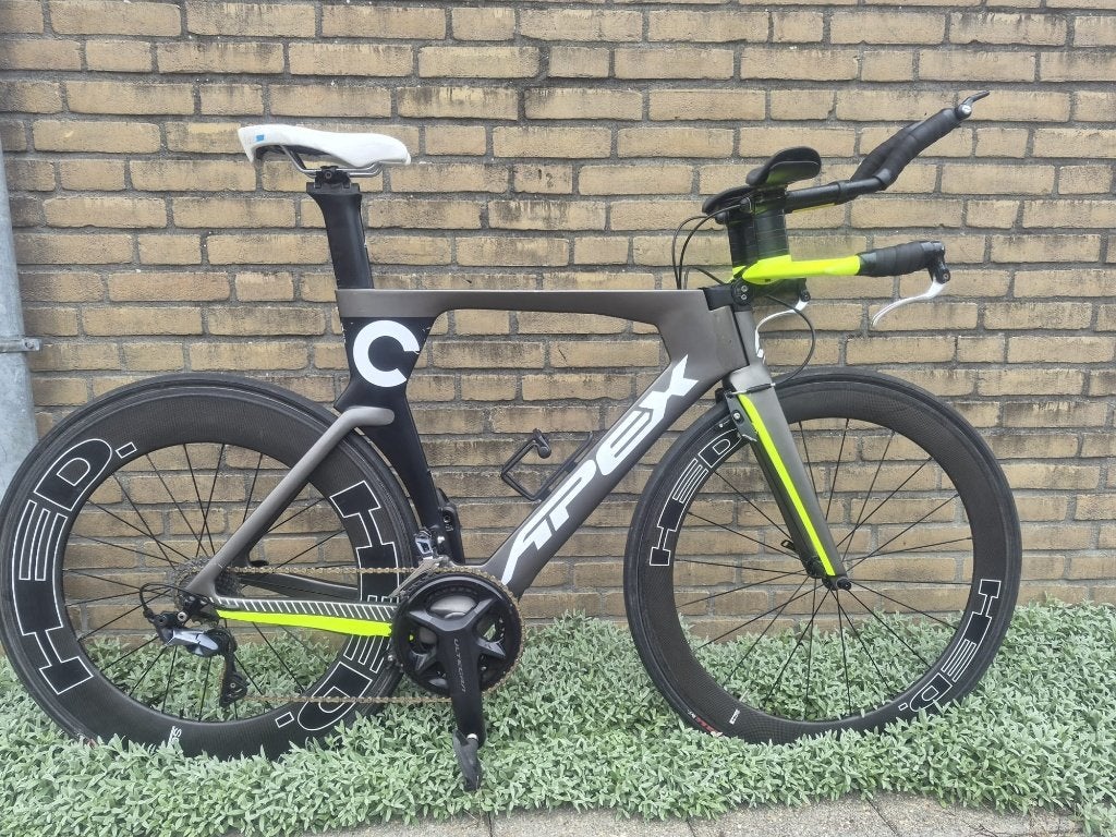 Tijdritfiets Apex Infinity, Gebruikt, Carbon, Velgrem, 57 tot 61 cm