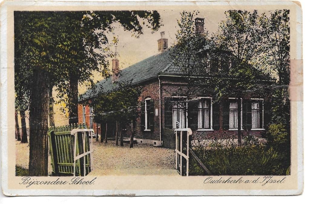 Cappelle a/d IJssel Bijzondere school, Verzamelen, Ansichtkaarten | Nederland, Ophalen of Verzenden, 1920 tot 1940, Gelopen, Zuid-Holland