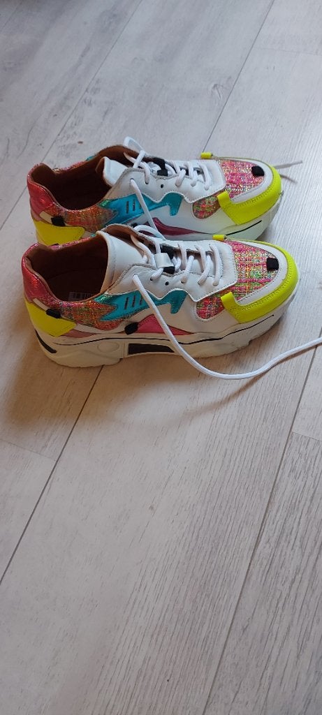 Dwrs jupiter tweed dames sneakers maat 39, Ophalen of Verzenden, Zo goed als nieuw, Sneakers of Gympen