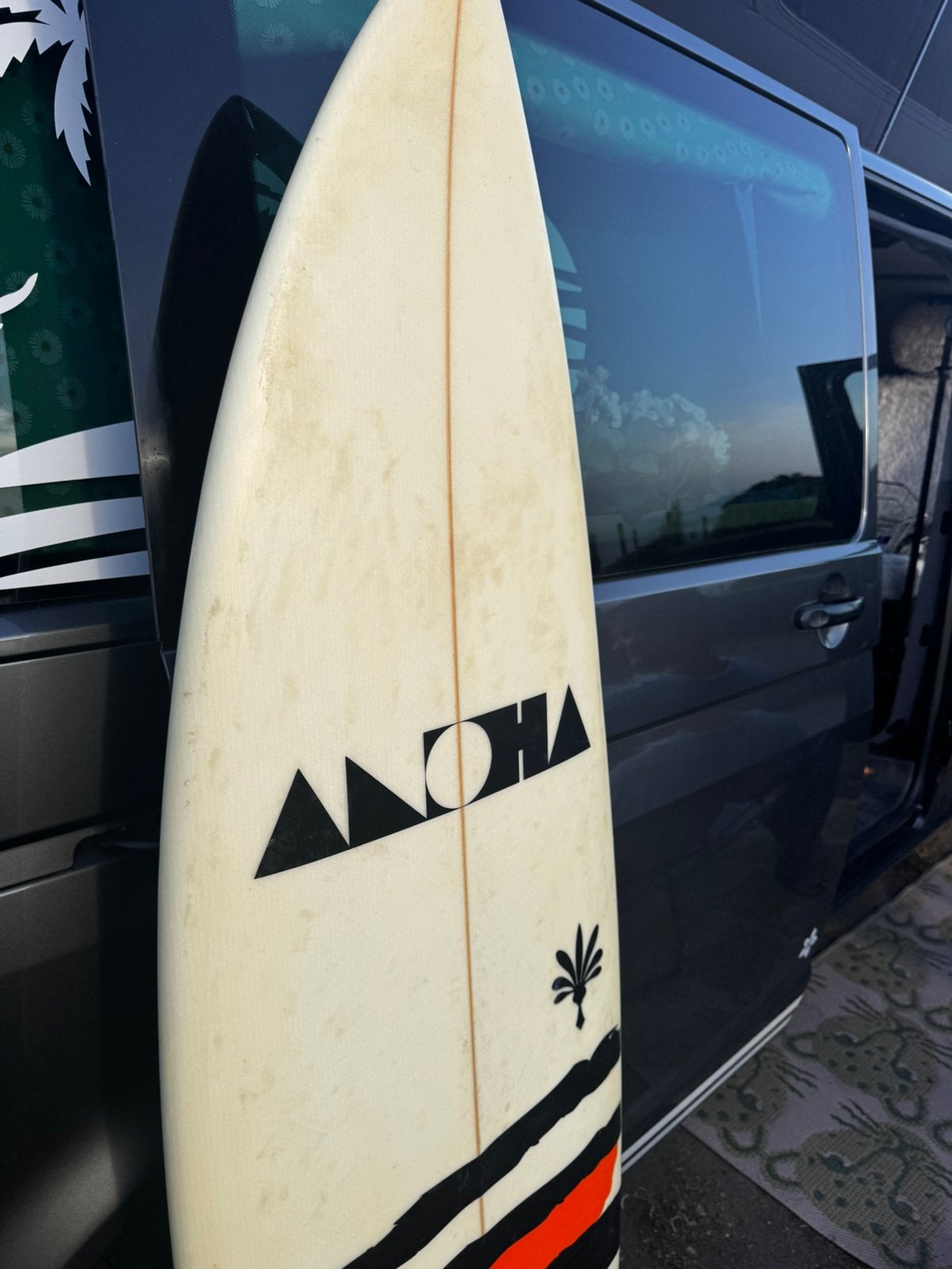 ALOHA surfboard 6’ met vinnen hardtop shortboard, Watersport en Boten, Ophalen of Verzenden, Gebruikt, Shortboard, Met vinnen